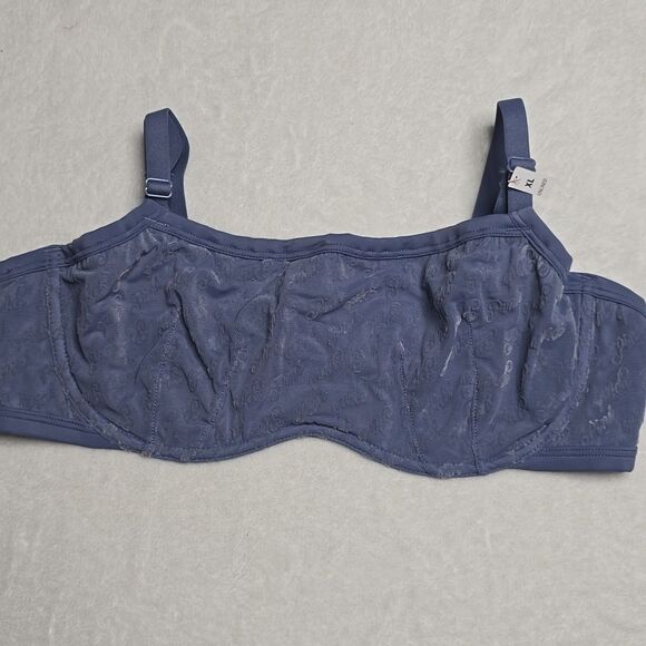 1256 NWT Victoria's Secret PINK Wink Non-Padded U-Neck Bra Sz XL - Picture 3 of 7